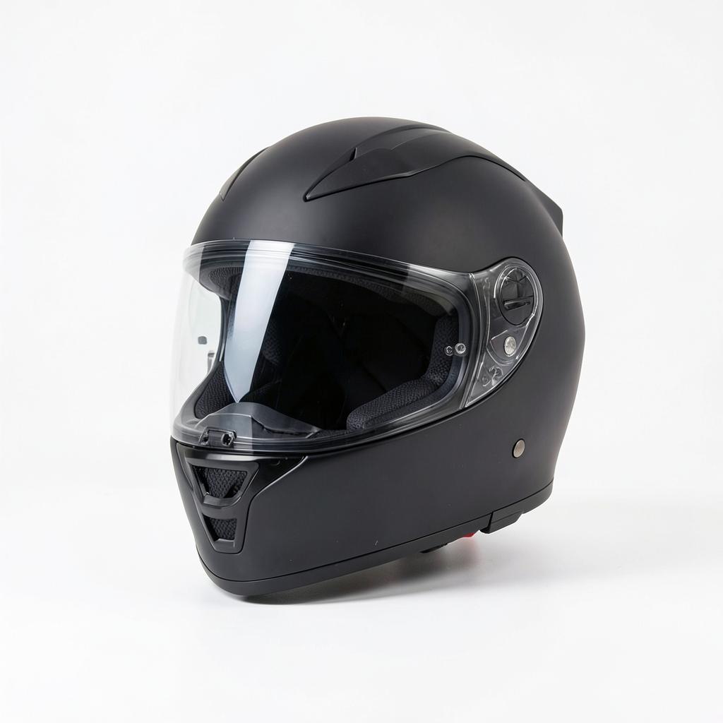 Full-face motorcycle helmet, size M