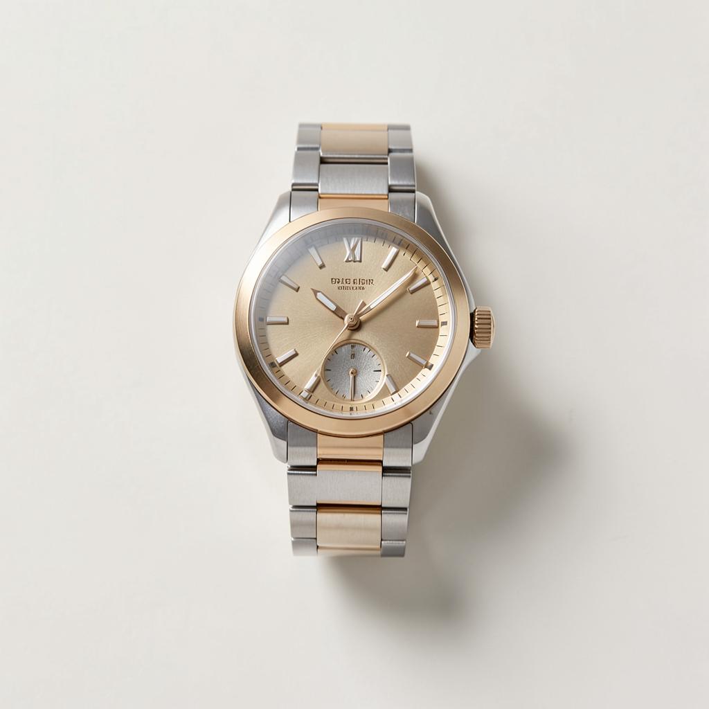 Two-tone automatic watch, 36mm